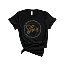Load image into Gallery viewer, She Is Bling T-Shirt
