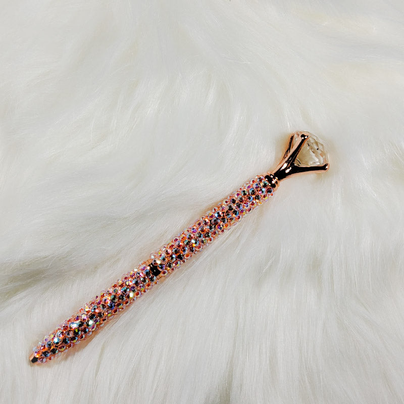 Rose Gold Bling Pen